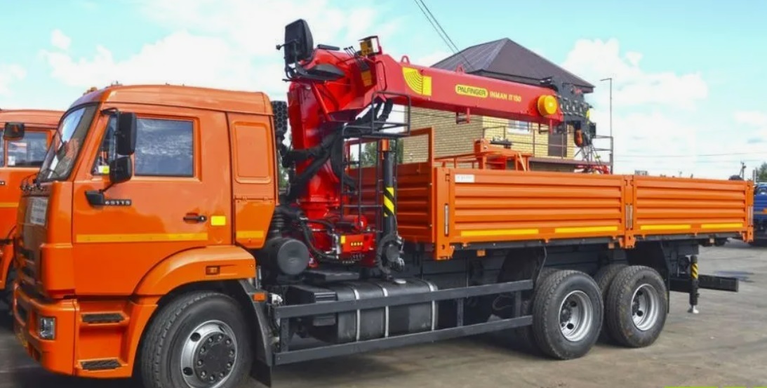 Бортовой автомобиль КАМАЗ 43253 с КМУ Инман ИТ-150